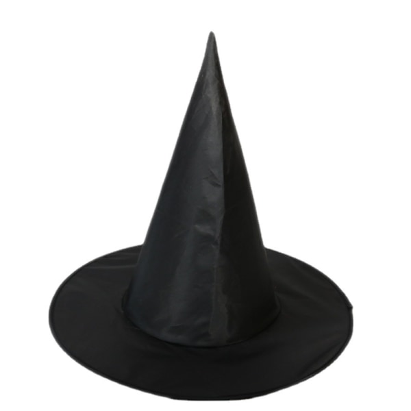 4 st häxhattar ┃ Barnens Halloween-kostym ┃ Spetsig svart 34