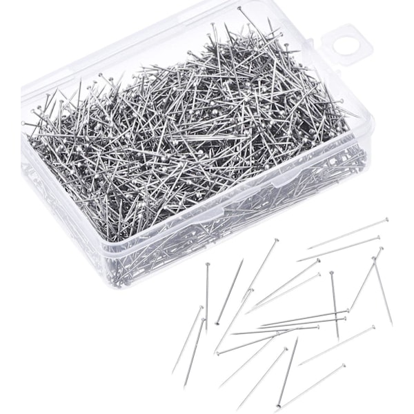 2000 stycken nitar glitter stift för smyckestillverkning, sömnad a