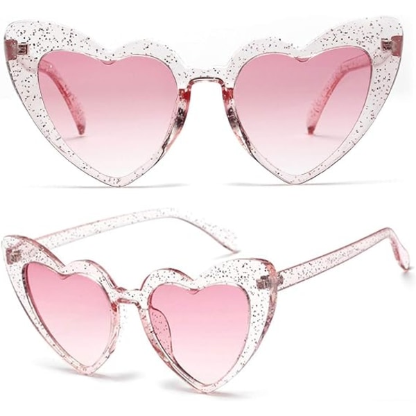 Solbriller Clout Heart Goggles Retro Cat Eye Mod Style Vintage Ku