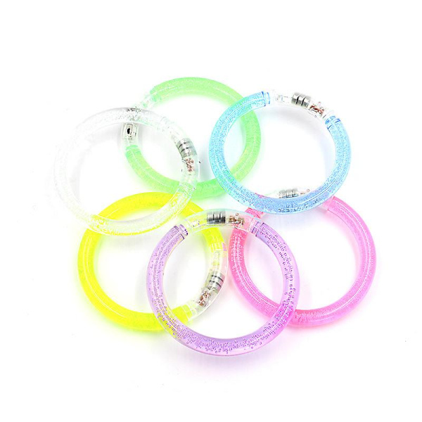 12 st blinkande armband, lysstavarmband, leksaker för barn
