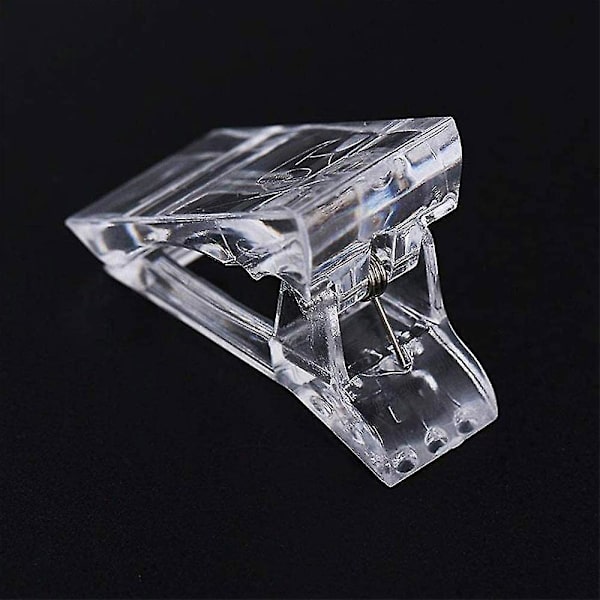 Gel Bygnings Negle Tips Klip Transparent Forlængelse Klip Negle Tips Klip 5PCS