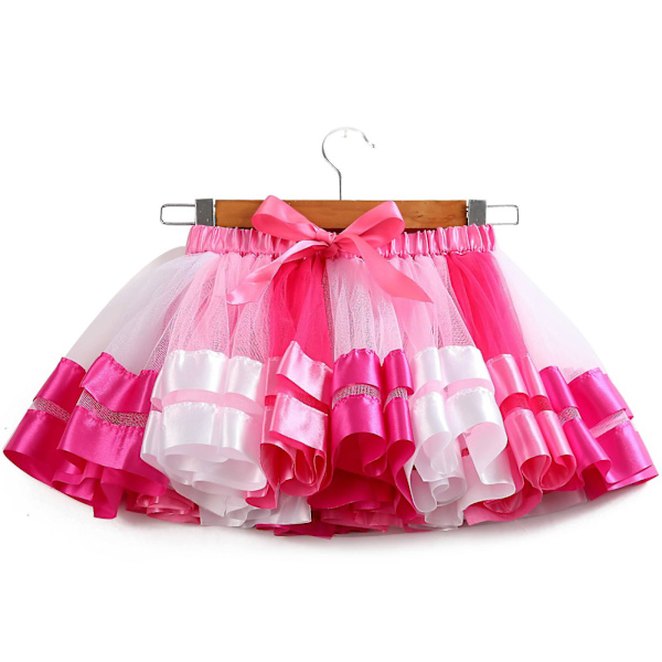 Baby Girl Party Layered Ballet Skirts Ballet Tulle Rainbow Tutu Skirts