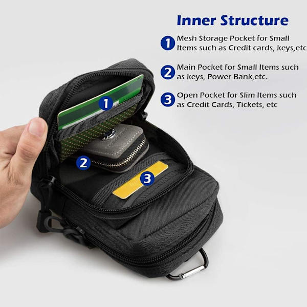 Sports Hiking Fanny Pack Waist Packs Army Military MOLLE Tactical