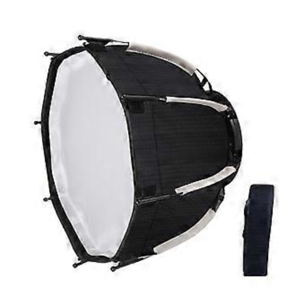 Multifunktionell 290mm Åttakantig Softbox set med Mini Fäste Enkel Vikbar Design Portabel Ljusmodifierare Lätt att Bära