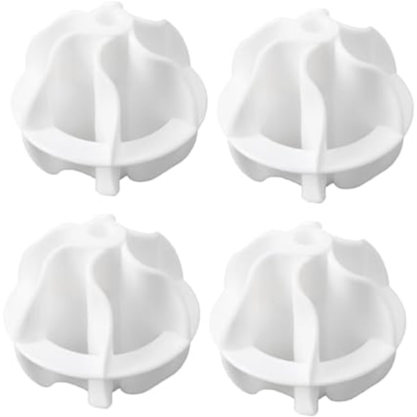 Boules à lessive Paquet de 4 rondelles en plastique Boules de séc