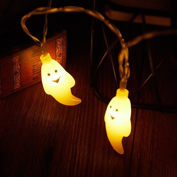 Flerfarget Halloween-lyslenke, 3M 20 LED Halloween-lyslenke