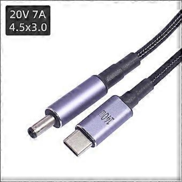 Praktisk PD140W Computer Opladerkabel Effektiv Strømforsyning & Hurtig Data Synkronisering til Laptops, Notebooks 10