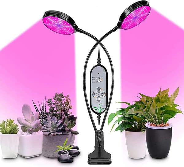 Plantevækstlys, 156 LED-vækstlys fuldt spektrum til indendørs planter