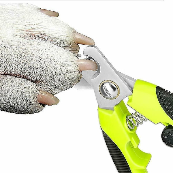 Hunde neglesaks og trimmer profesjonelt rustfritt stål kjæledyr neglestell sett