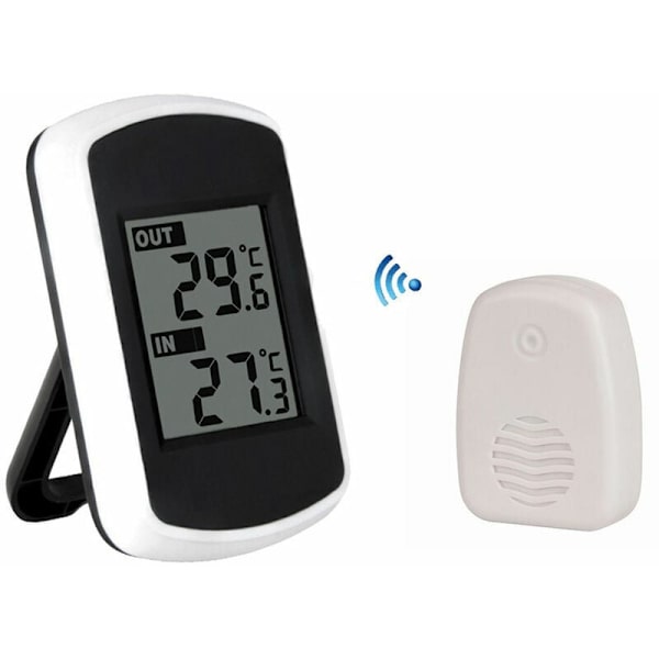 Utomhustermometer omgivningsmätning trådlös digital LCD vädertestare inomhus temperatur