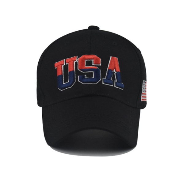 Casquette grand coton brodé drapeau américain casquette de baseball classique USA USA brodé duck tongue cap