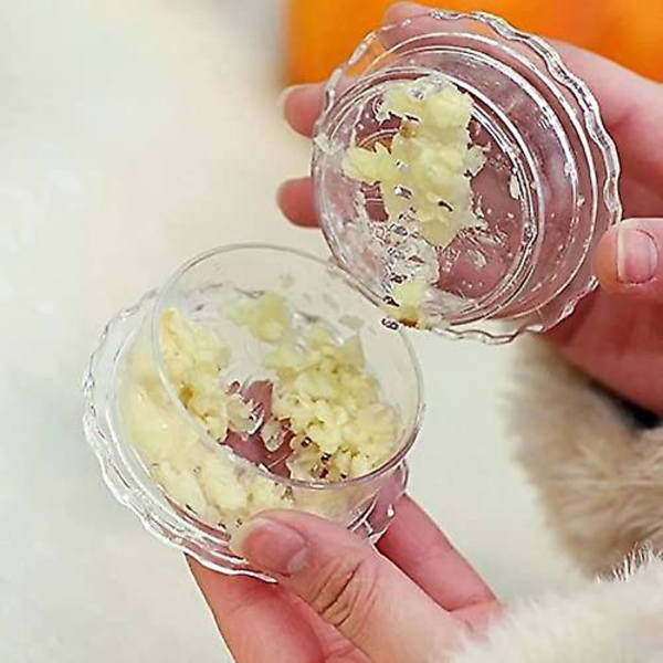 Manuaalinen valkosipulipuristin, valkosipulin kuorintapuristin sekoitin, valkosipulin kiertäjäpuristin, valkosipulin kirkas keittiötyökalu