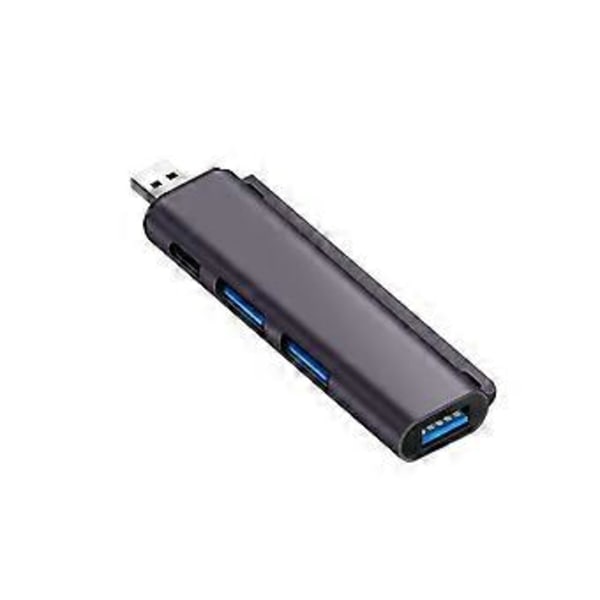 RYRA USB 2.0 Hub 4 in 1 Nopea Laajennus Telakka Type C Jakaja Monitoiminen