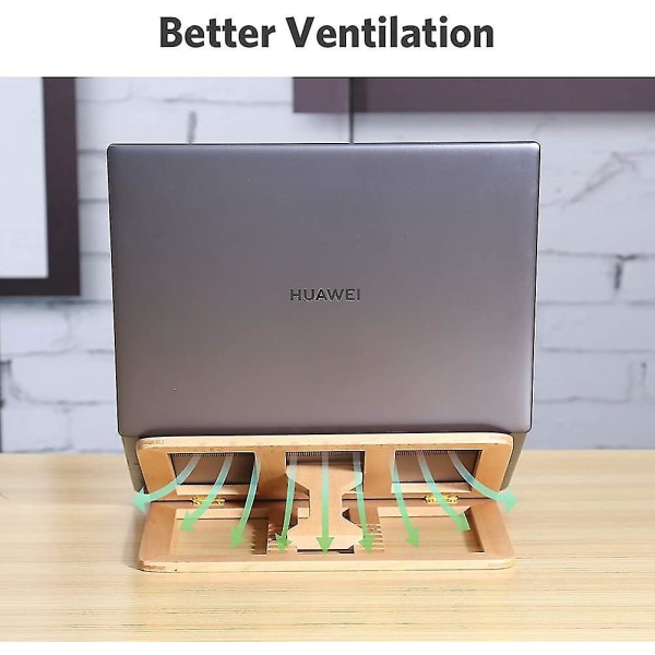 Bærbar computerstand, ergonomisk notesbogstand: Uniersal pc-holder, montering, stigerør