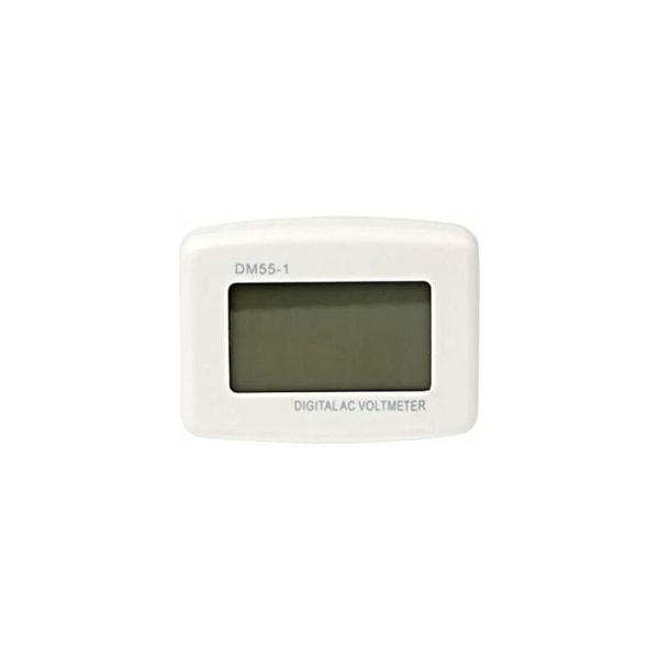 2 st Blå Bakgrundsbelyst Digital LCD Voltmeter 220V Panel Spänningstest