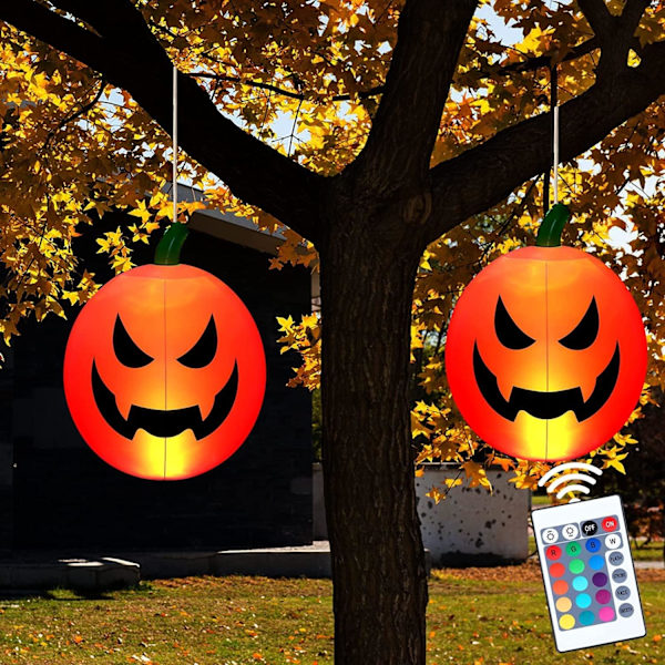 Halloween oppblåsbare utendørsdekorasjoner, Halloween-dekorasjon wi