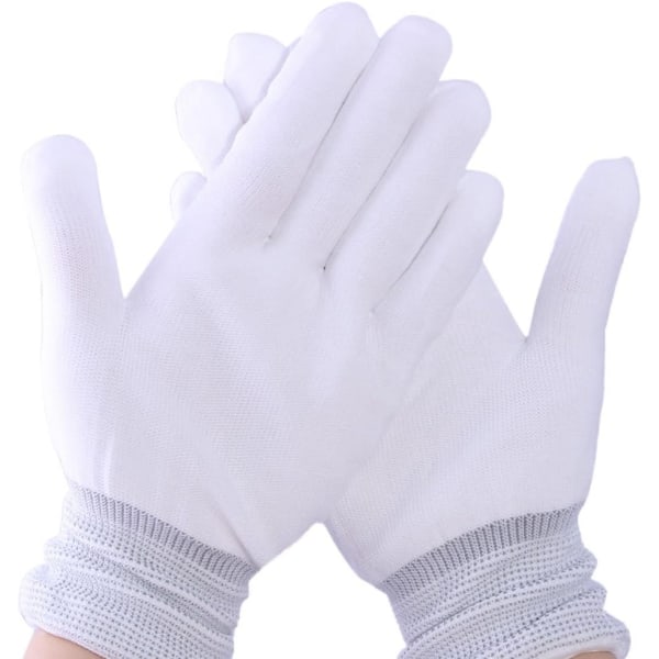 Par LED-2 handskar, lysande/färgglada, blinkande/flerfärgade LED
