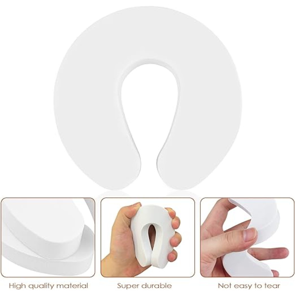 Baby sikkerhetsdørblokk, 6 stk baby dørblokker, anti fingerklemme