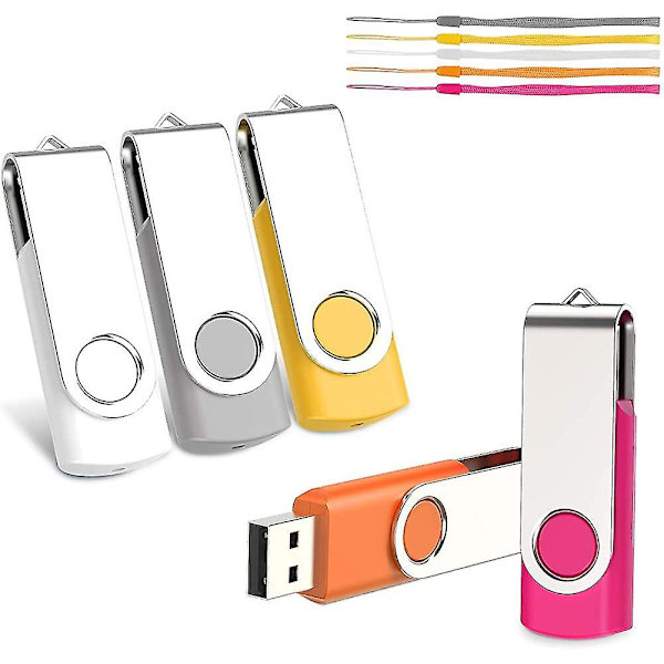 Usb-tikku 2 Gt 5 Kpl Muistitikut Usb-tikut 360 Asteen Kierto Muistitikku. Nopea