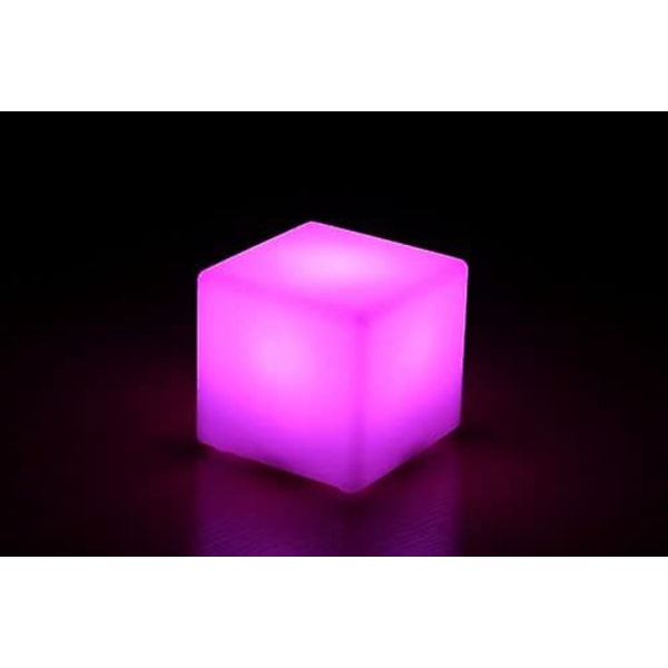 Led Cube 10 X 10 X 10 Cm Ljuskub / Bordslampa 16 färger Färgbyte / Dimbar