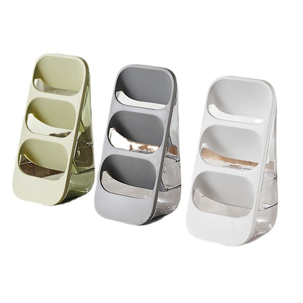 Kök Redskapshållare Bestickförvaring Ställ Tilt-insert Organizer 3 Lager