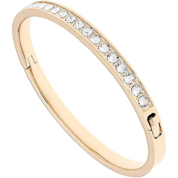 Guld Inlay Diamant Armband Enkelt Mode Armband Student Sen Serie Titan Stål Armband