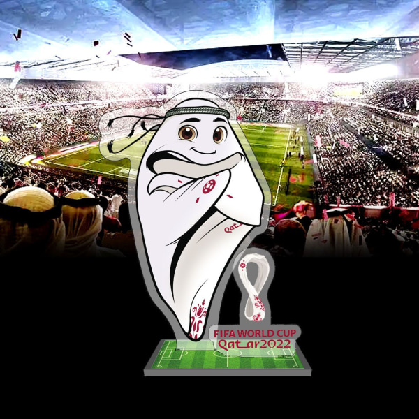 x 2022 World Cup Stand, Qatar World Cup Football Mascot Desktop D