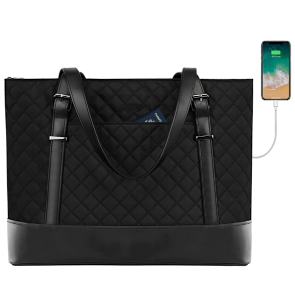Dameveske for laptop 15,6 tommer, dataveske, Tory kurs
