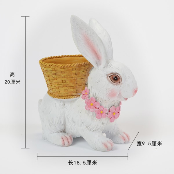 Sukkulenter Potted Simulated Rabbit urtepotte Ornament urtepotte