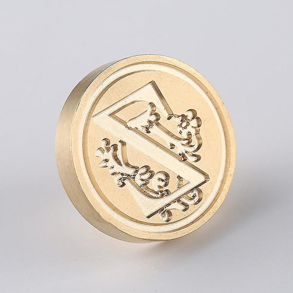 Elite Messing Retro Alfabet Initialer Voksstempling Stempel 26 Bokstaver A-z Voksstempel Stempel For Postdekorasjon Diy Kortlaging（Z）