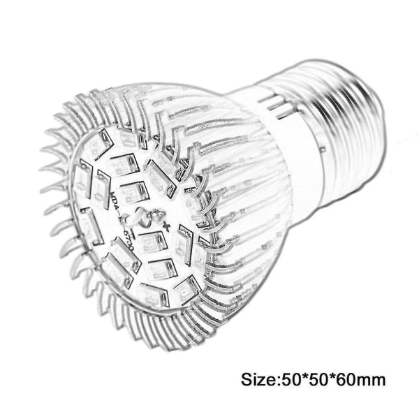 LED Vekstlys 10w 28led E27 Spotlight Plantelampe Pære Blomst Drivhus System Voks Boks Ac85-265v Plante Vekstlampe