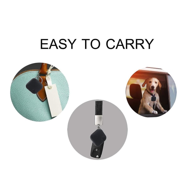 4-pak Bluetooth Tracker Element Locator Med Nøkkelring Anti-tap Artifact