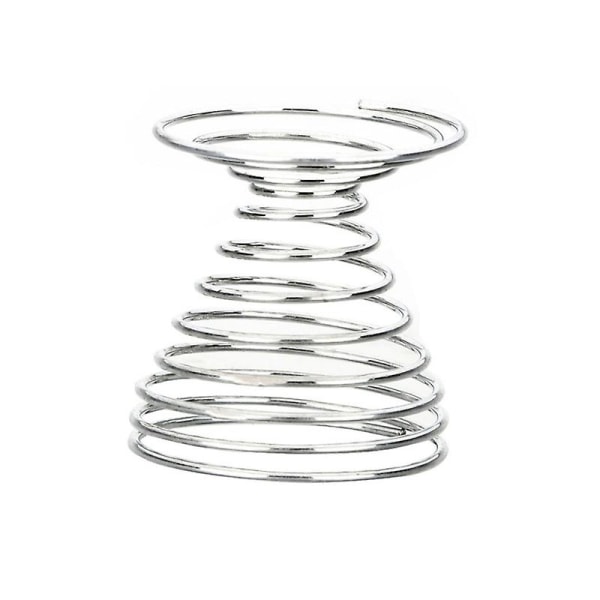 10pcs Metal Spiral Spring Wire Tray Egg Cup Storage Holder Rack K