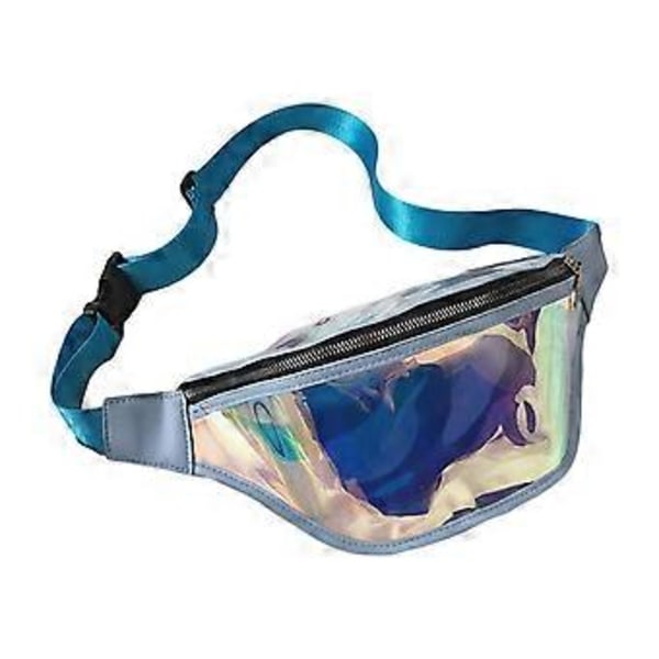 Midjeväska Fanny Pack Portabel Löparbälte Väskor Män Kvinnor Plånbok Casual Midjeväska Bröstväska Tote för Bergsklättring Utomhus Cykling Surfing Simning Blå Blue