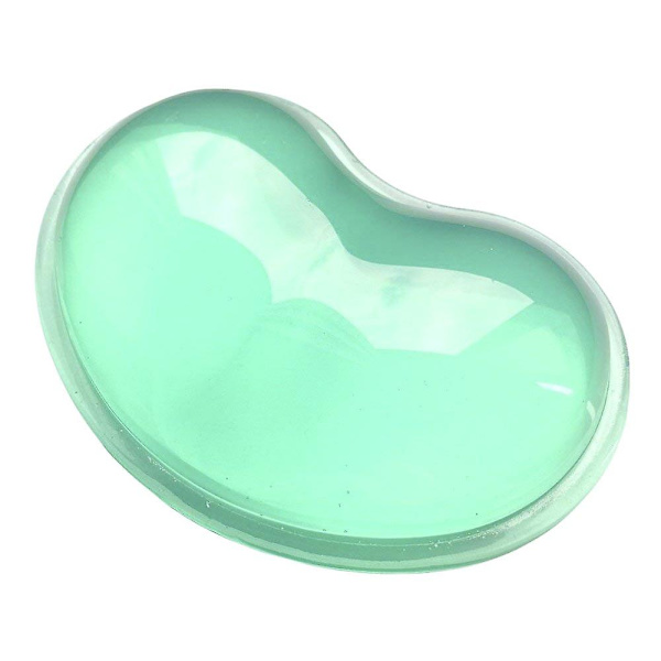 Silikone Gel Håndledsstøttepude Hjerteformet Translucens Ergonomisk Mus Usdepant Gel Silikone Håndledsstøtte