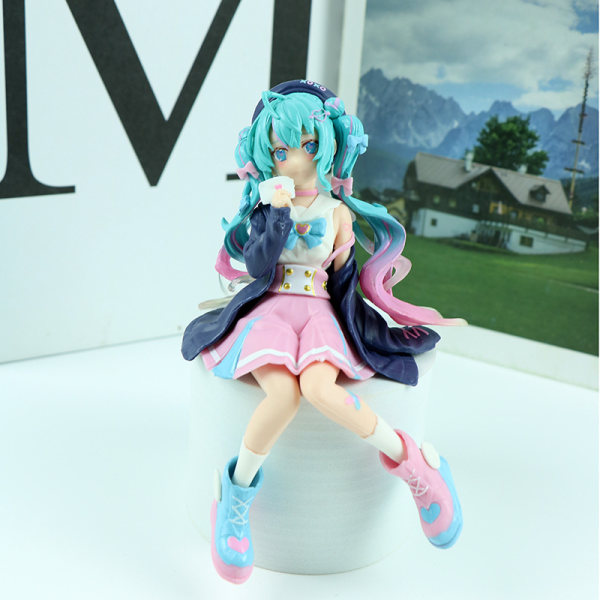 FuRyu hatsune miku handband deux fois yuan marin kostym pressé mousse visage hatsune anime modell cas voiture mise en place