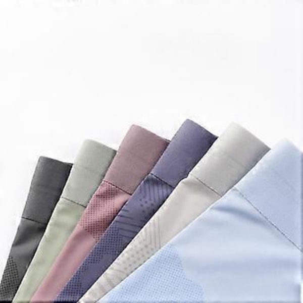 Miesten Ice Silk alushousut urheilu bokserit hengittävät bokserit teineille (vihreä L) Blue 4XL