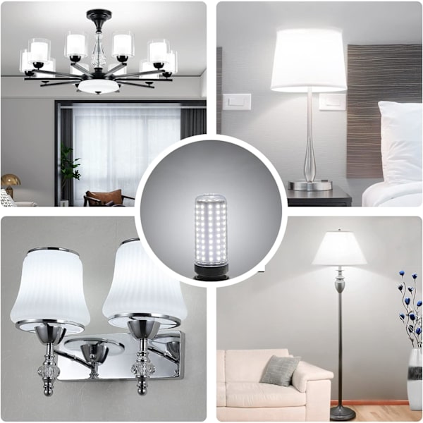 Led E27 Majslampa 25w, AC85-265V, 2040LM Kallt Vit 3000K,