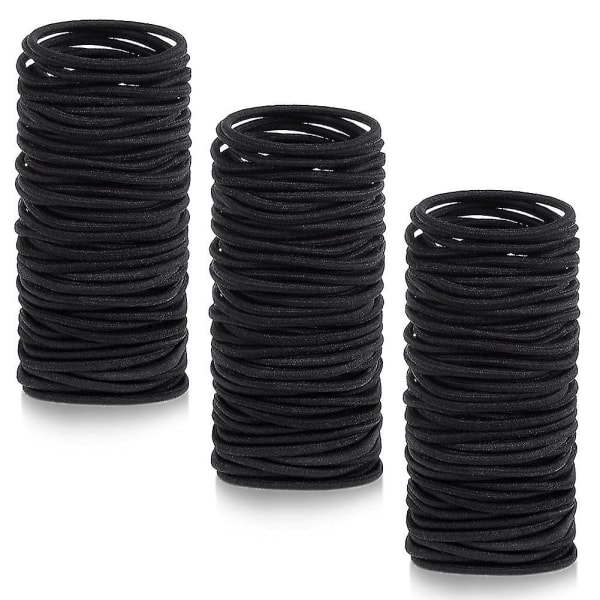 200 Pcs Black Elastics Small Hair Ties Elastics Small Hair Rubber Bands Accessories Ponytail Holders For Women Girls Baby Toddlers