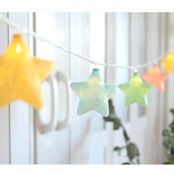 600cm/20ft 40 lampor LED lykta Crack Star USB ljusslinga Mac