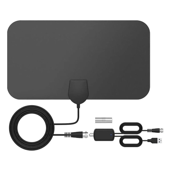 Ny digital inomhusantenn för TV, terrestrial våg digital HD-antenn med mottagningsförstärkare 4k 1080p