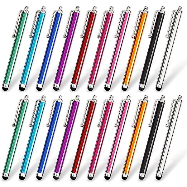 20 stk. Touchscreen Stylus Pen til alle Touchscreen-enheder - Tilfældig farve