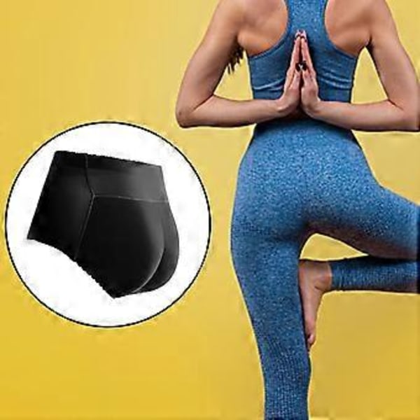 Butt Hip Lifting Trosor Bekväma Vadderade Trosor Rumpformare Vaddering Mellanhög Midja Shapewear (S) S