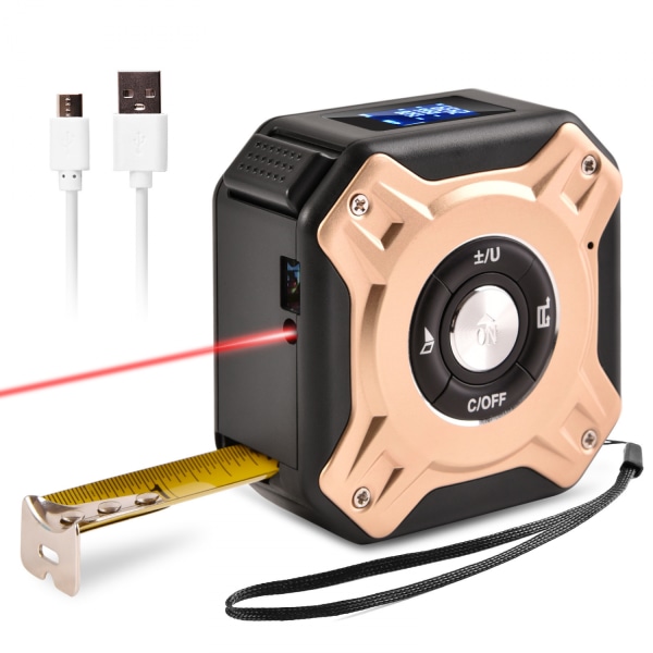 Lasermåler 2-i-1 Laser Strip 131 Fod Genopladelig