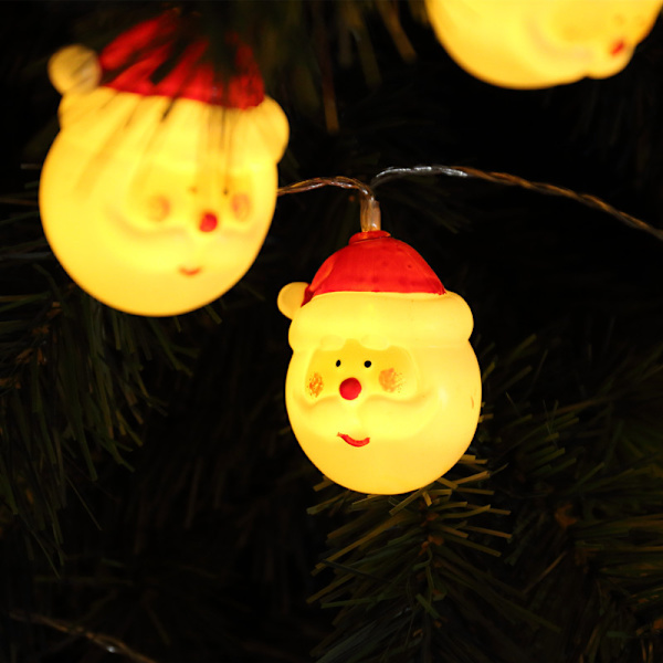 Jultomte ljusslinga jul LED ljusslinga