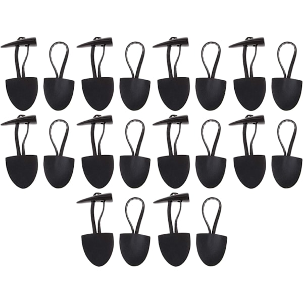 10 Pakk Kunstig Lær Toggle-Knapper for Frakk, Jakke, Treningsbag - B