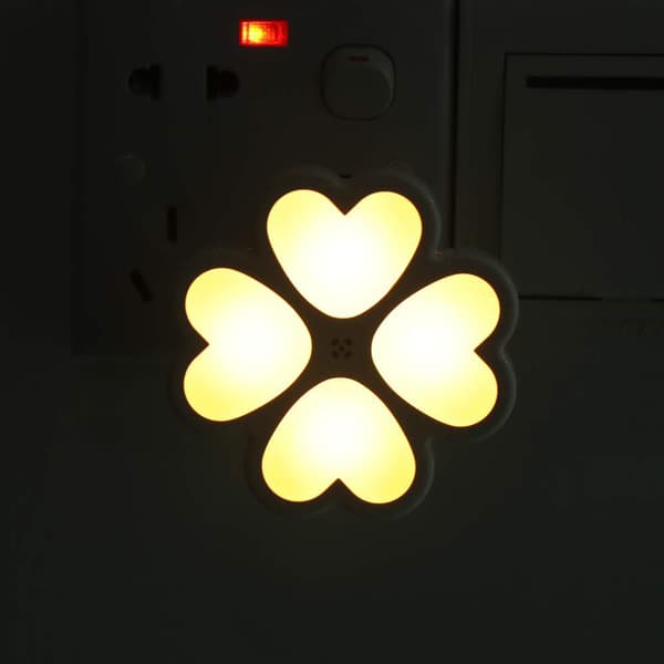 Smart firekløver LED lysstyring lille natlys baby r