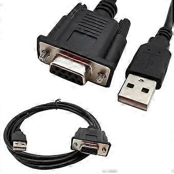 Højhastigheds USB til RS232 konverterkabel USB Han til RS232 Hun Serielt kabel til PC og bærbare computere Dataudveksling