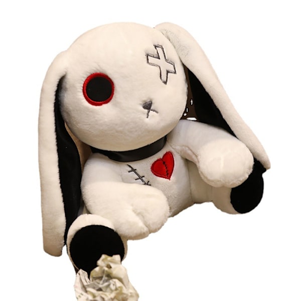30 CM Valkoinen Lapin pehmolelu tyttö kangasnukke tyyny söpö valkoinen pupu makeinen lahja joululahja lomalahja