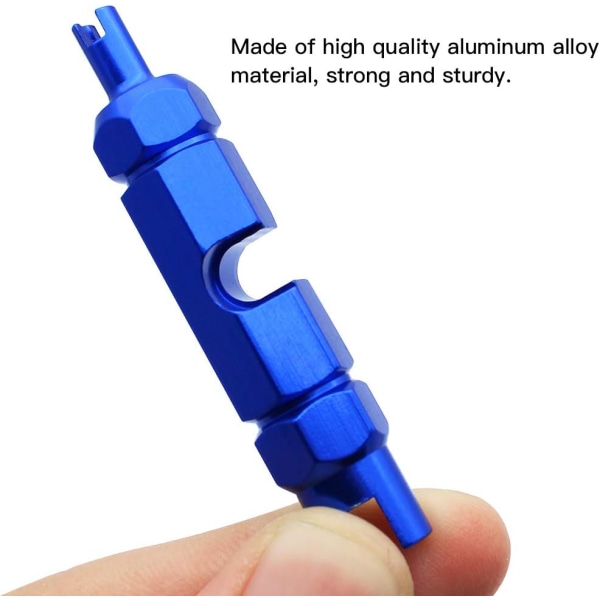 2 Pieces 3-in-1 Multifunctional Valve Core Removal Tool Bicycle T